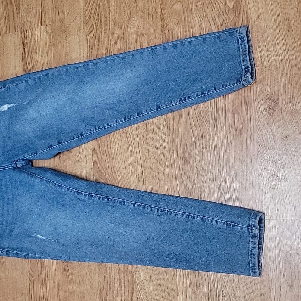 ANA High Rise Skinny Ankle Distressed Jeans Size 4P - Picture 3 of 10